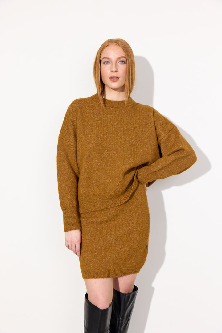 Adriana Knit Blouse - Camel Adriana Knit Blouse - Camel