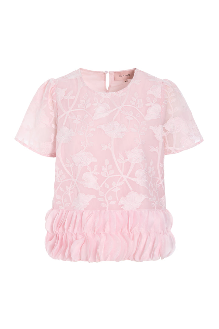 HUNKØN Aiko Blouse Blouses Pink