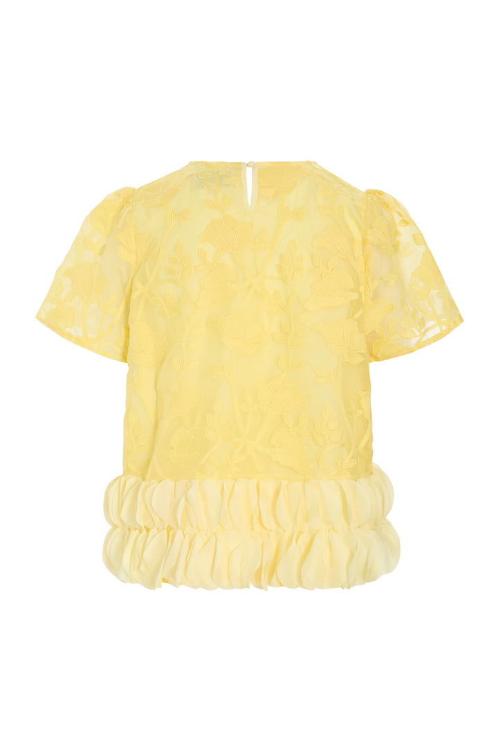 HUNKØN Aiko Blouse Blouses Yellow