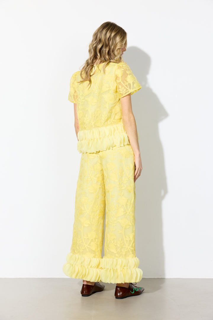 HUNKØN Aiko Blouse Blouses Yellow