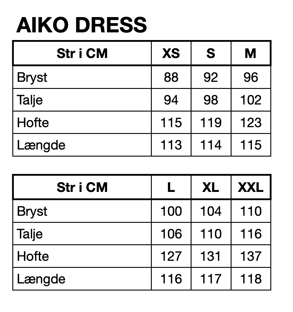 HUNKØN Aiko Dress Dresses Black