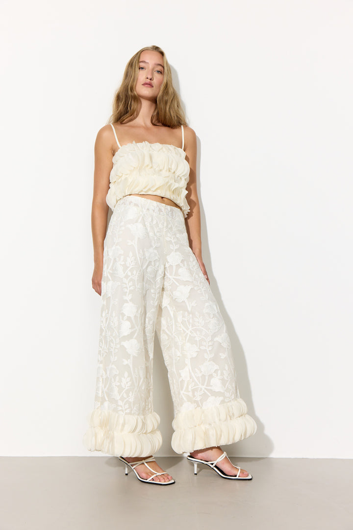 white christmas dresses Aiko Trousers