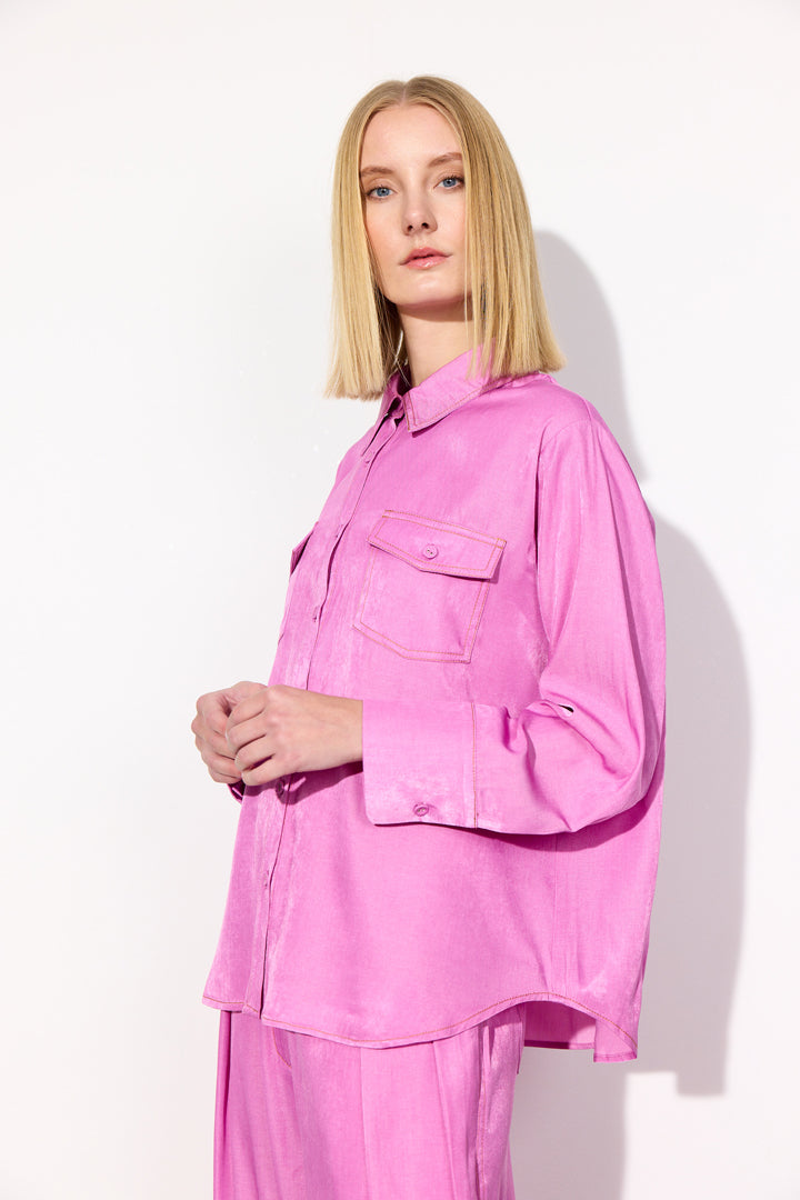 HUNKØN Andy Shirt Shirts Pink