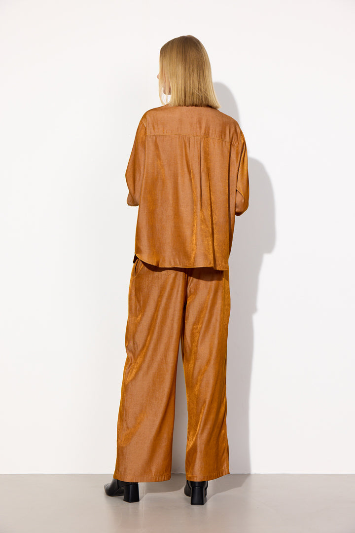 HUNKØN Andy Trousers Trousers Brown