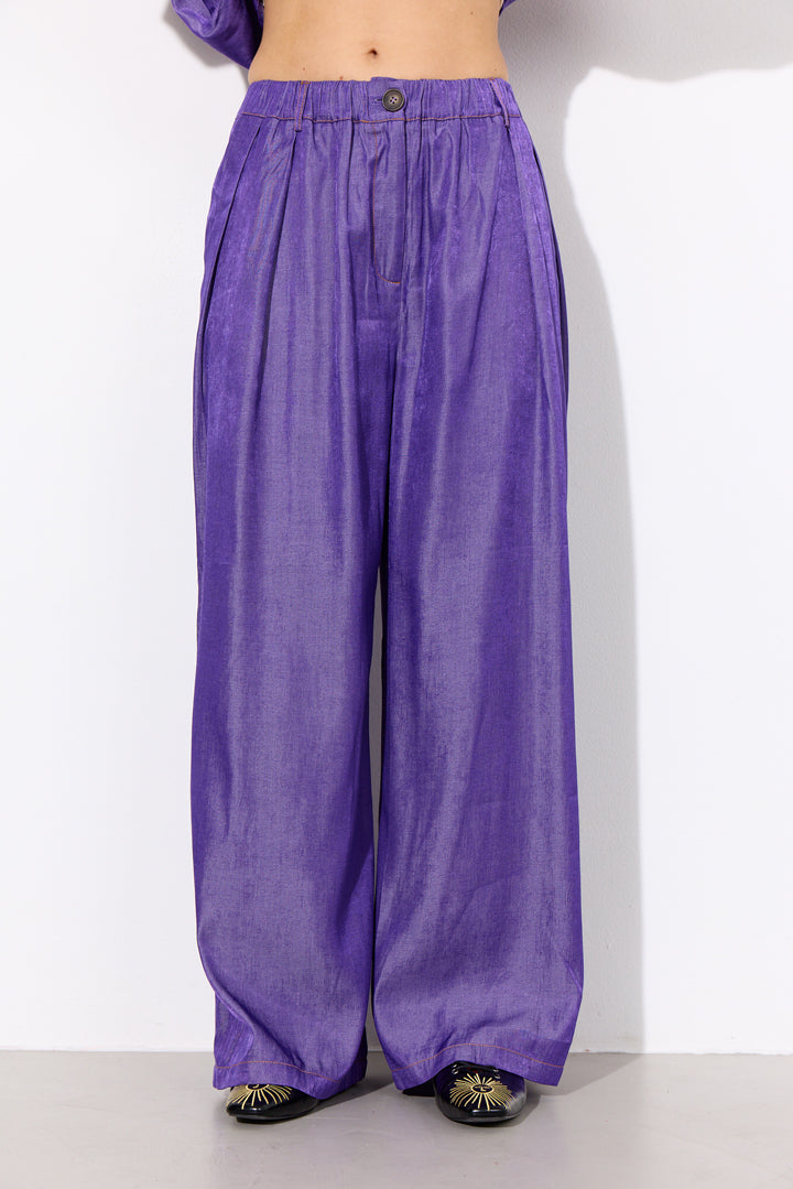 HUNKØN Andy Trousers Trousers Lavender