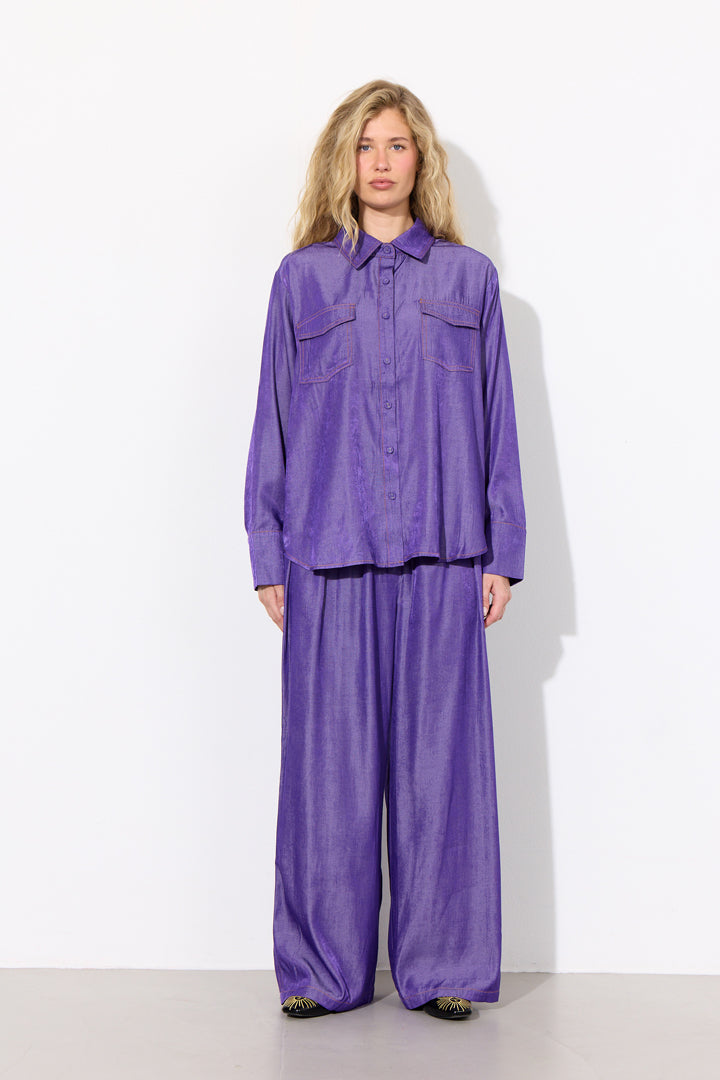HUNKØN Andy Trousers Trousers Lavender