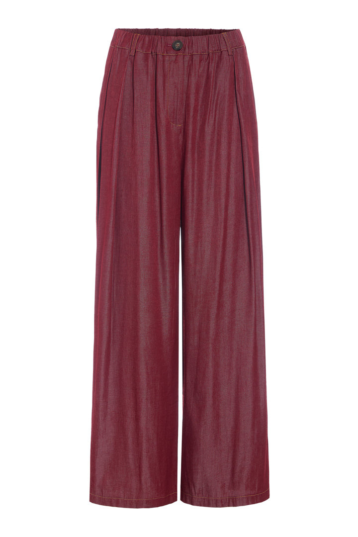 HUNKØN Andy Trousers Trousers Oxblood