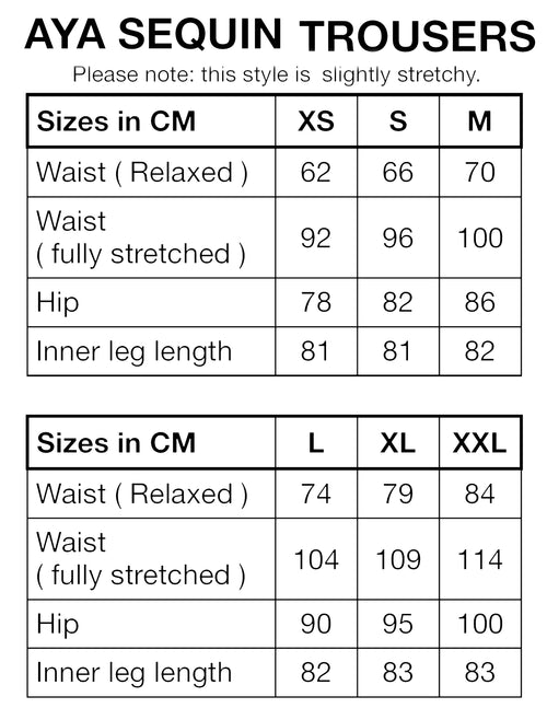 HUNKØN Aya Sequin Trousers Trousers Purple