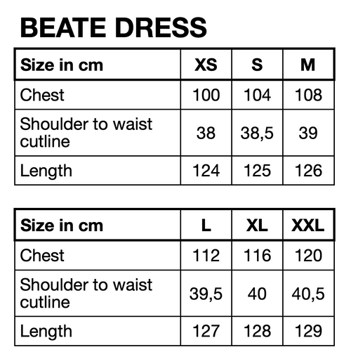 HUNKØN Beate Oversized Dress Dresses Black