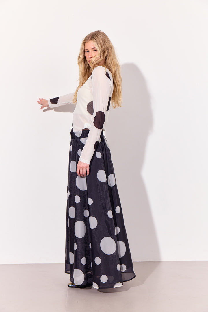 HUNKØN Blair Long Skirt Skirts Black