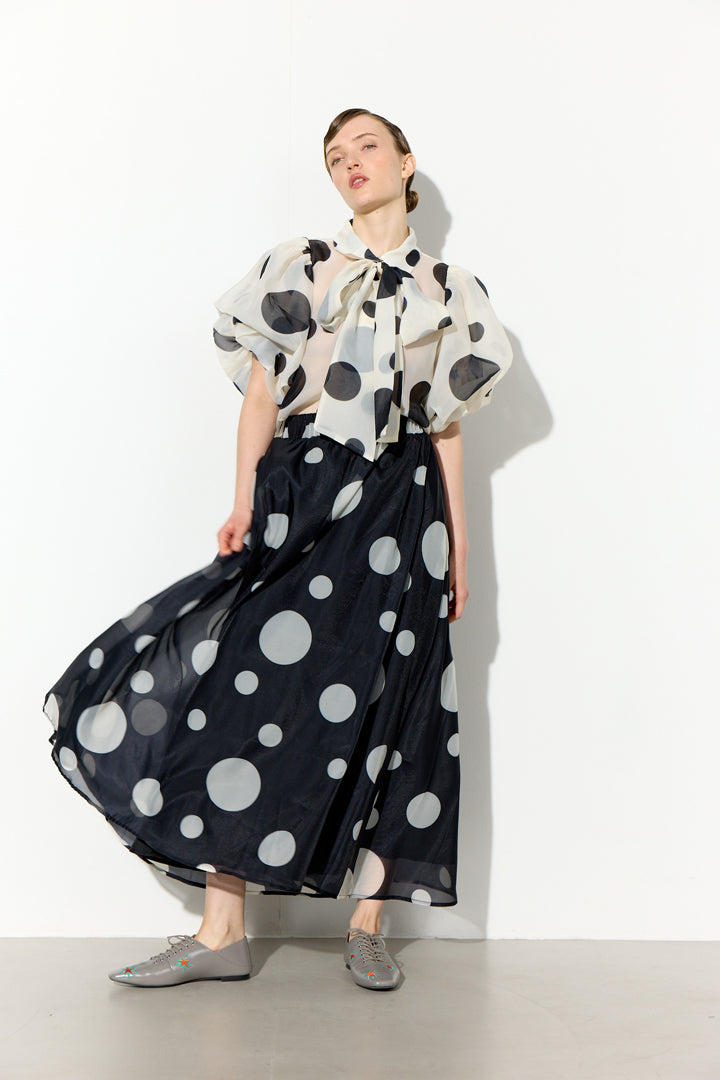 HUNKØN Blair Long Skirt Skirts Black
