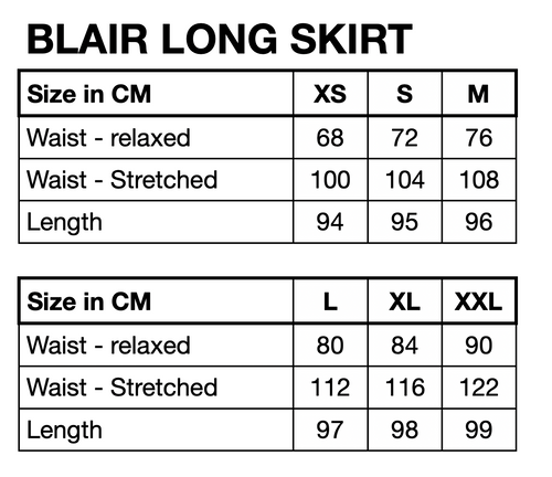 HUNKØN Blair Long Skirt Skirts White