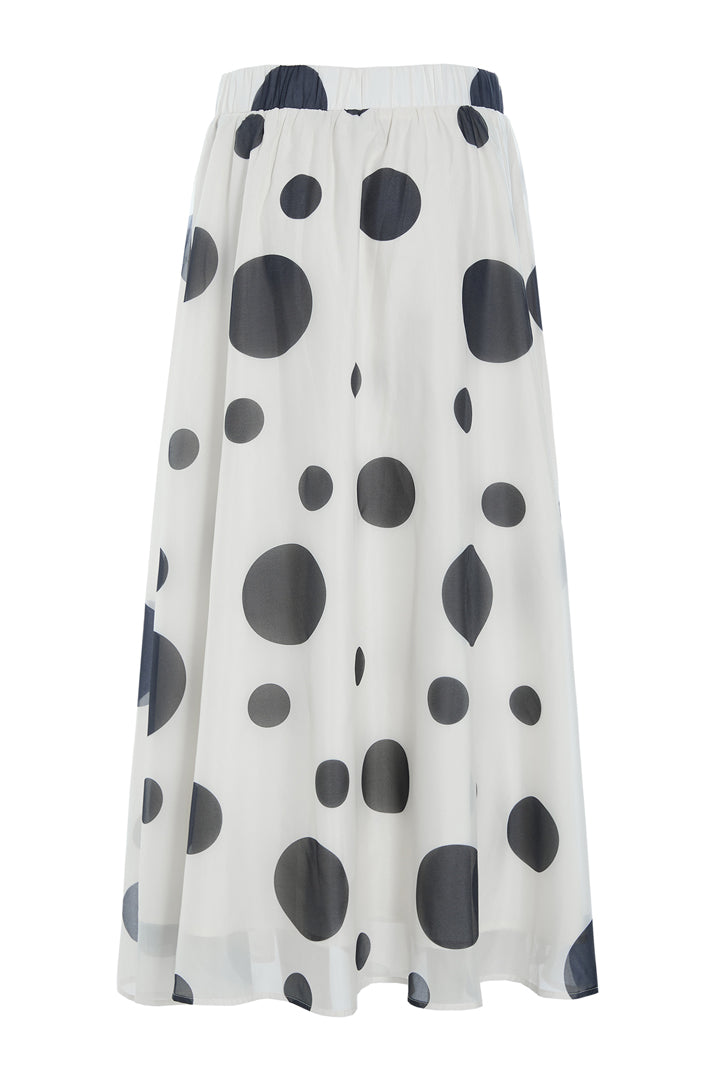 HUNKØN Blair Long Skirt Skirts White