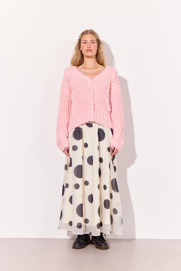 HUNKØN Blair Long Skirt Skirts White