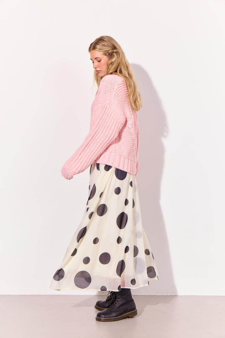 HUNKØN Blair Long Skirt Skirts White