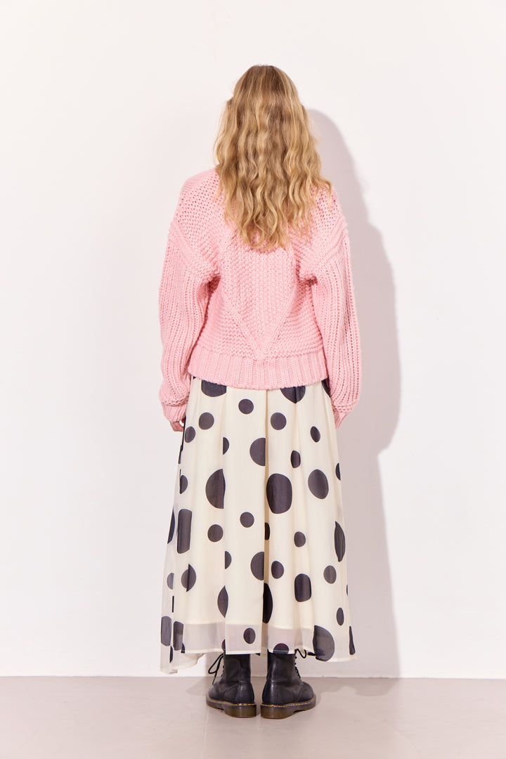 HUNKØN Blair Long Skirt Skirts White