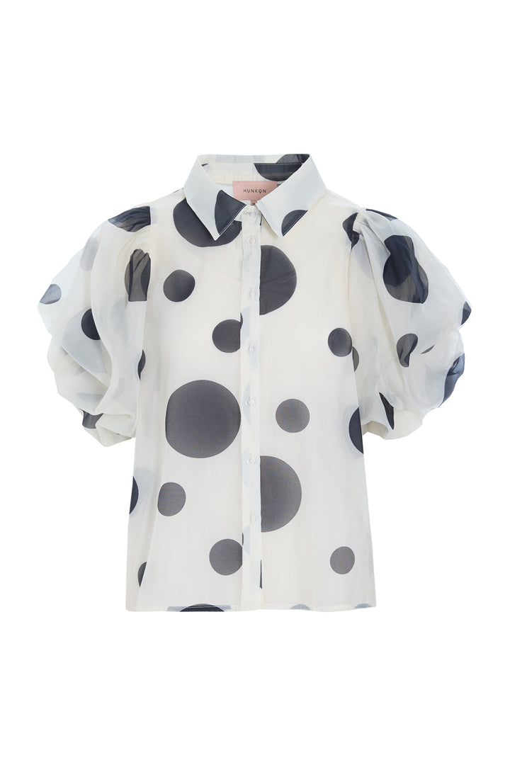 HUNKØN Blair Shirt Shirts White