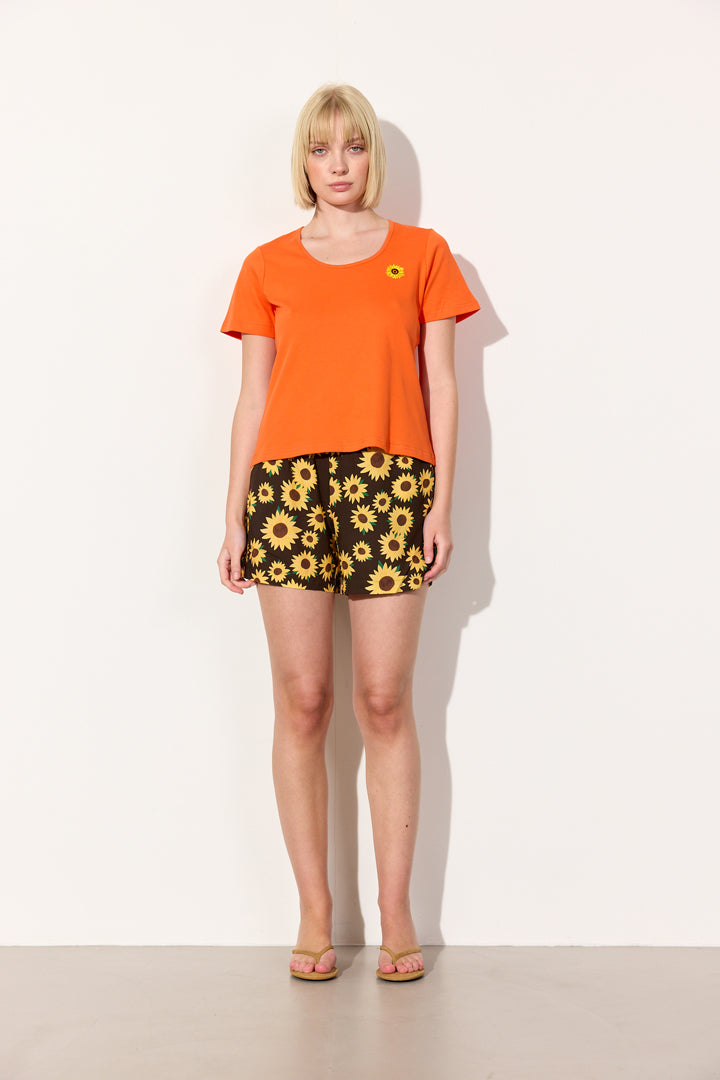 HUNKØN Blossom T-shirt T-shirts Orange