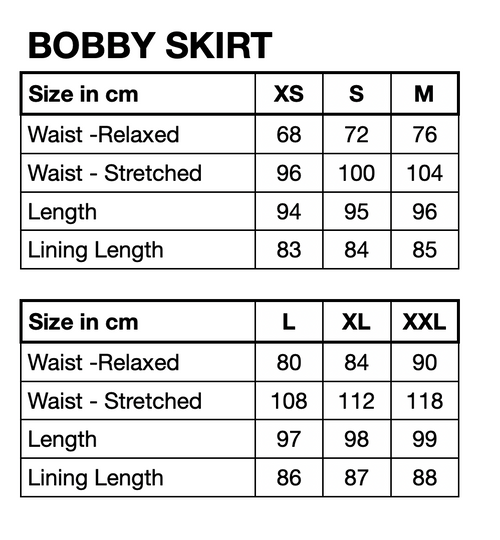 HUNKØN Bobby Long Skirt Skirts Black w/dots