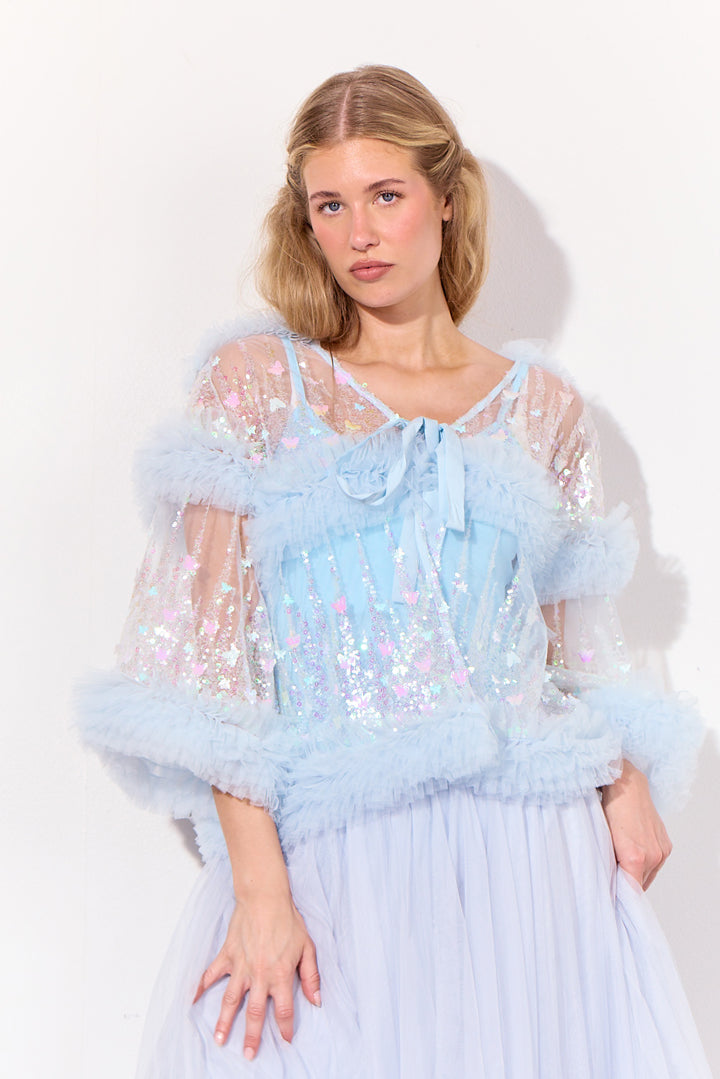 HUNKØN Bridget Shirt Shirts Soft Blue