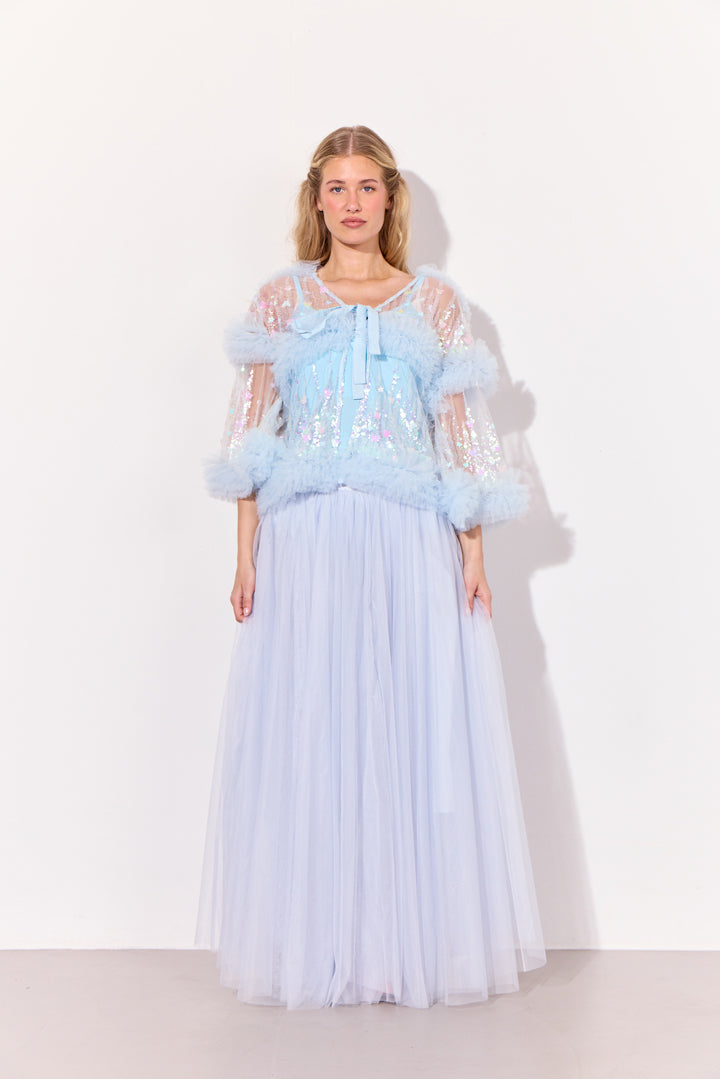 HUNKØN Bridget Skirt Skirts Soft Blue