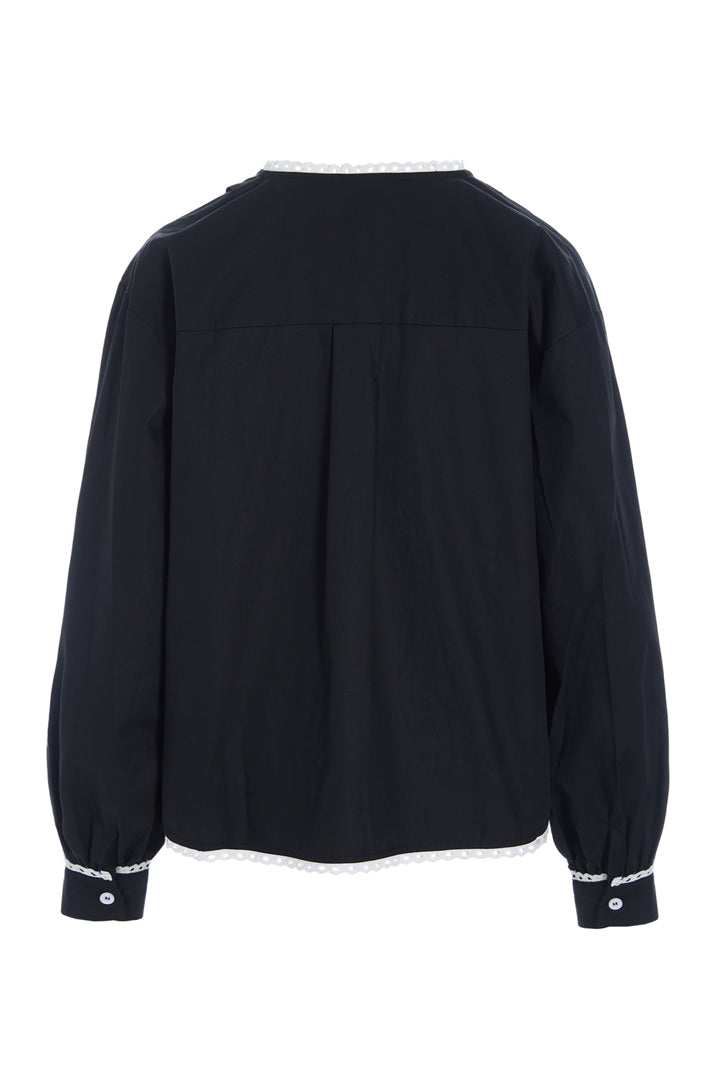 HUNKØN Britt Shirt Shirts Black