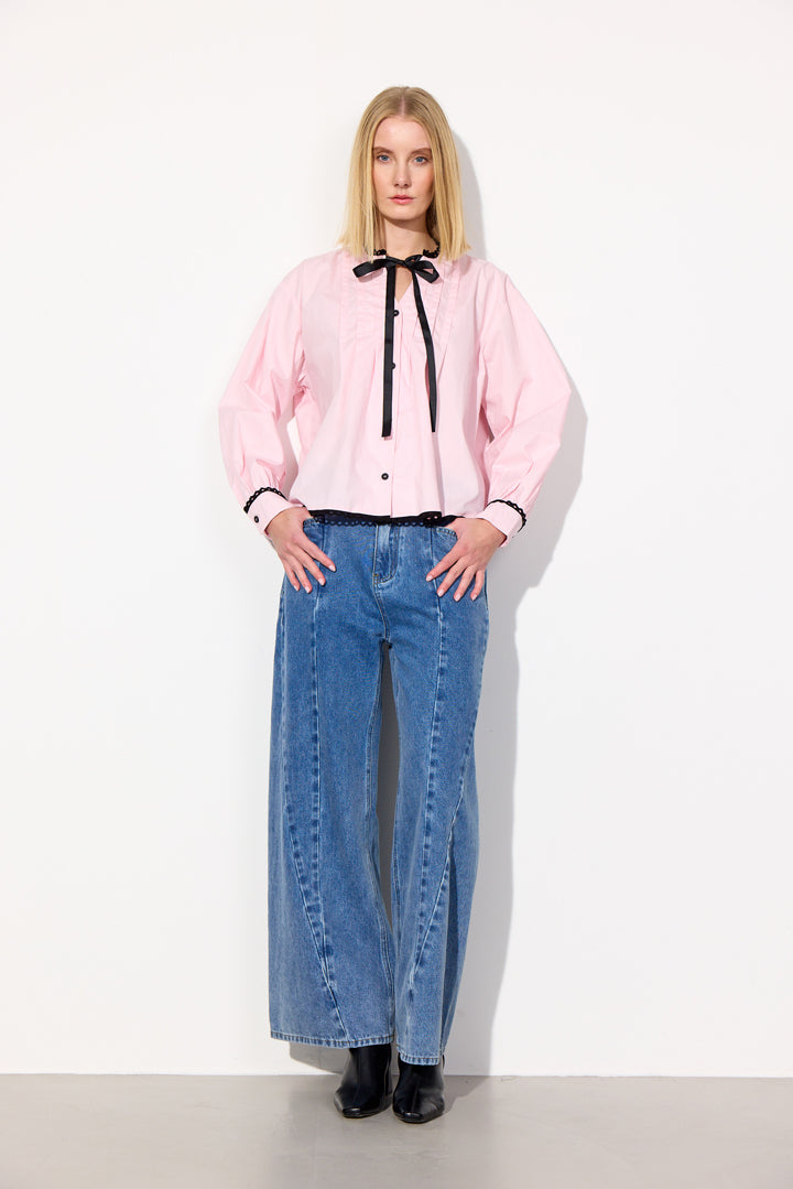 HUNKØN Britt Shirt Shirts Pink