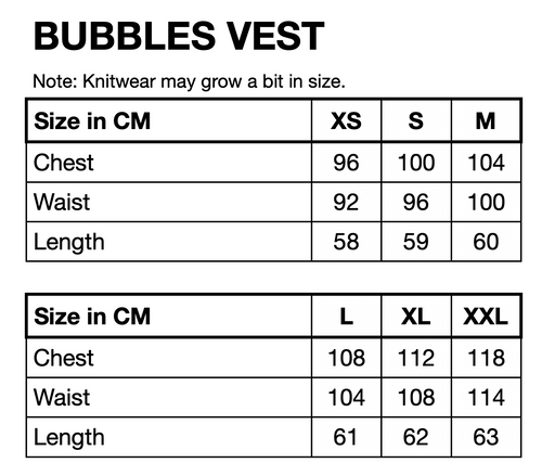 HUNKØN Bubbles Vest Vests Pink Sea