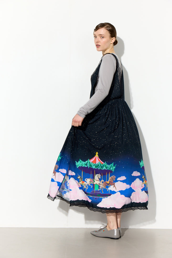 HUNKØN Calista Dress Dresses Dream Fairground Art Print