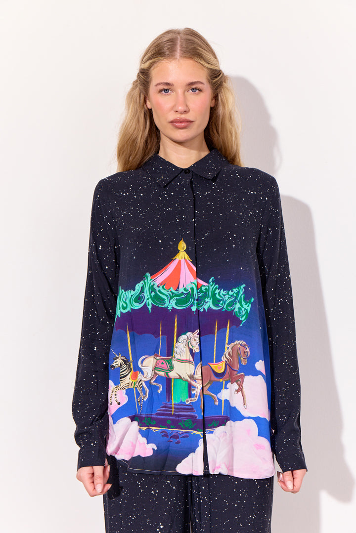 HUNKØN Calista Shirt Shirts Dream Fairground Art Print