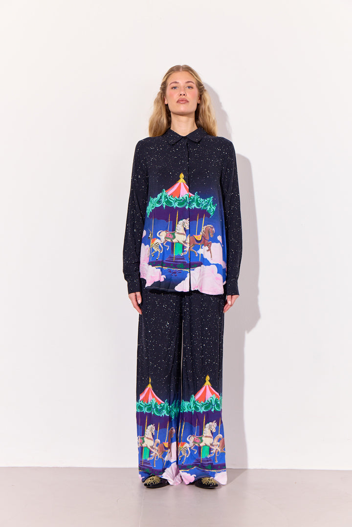 HUNKØN Calista Trousers Trousers Dream Fairground Art Print