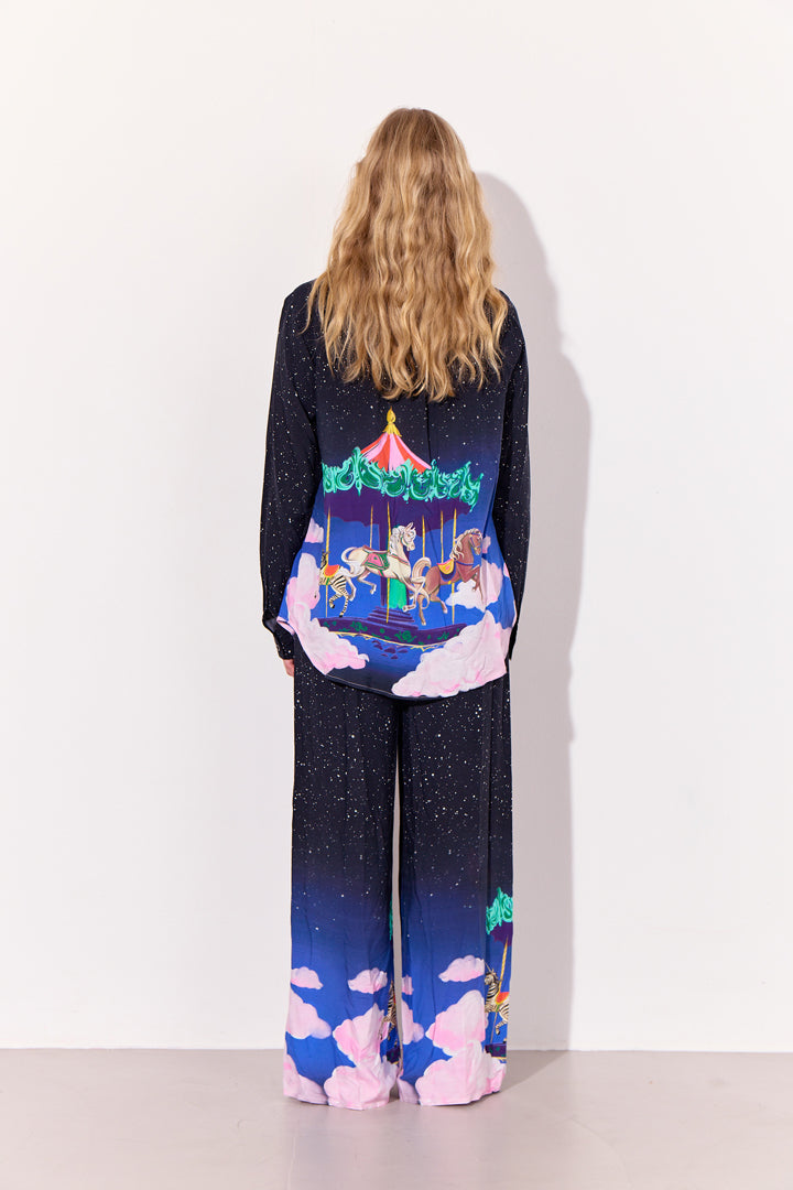 HUNKØN Calista Trousers Trousers Dream Fairground Art Print