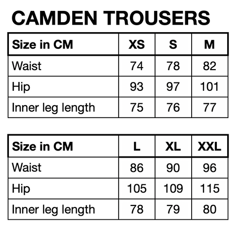 HUNKØN Camden Trousers Trousers Cream