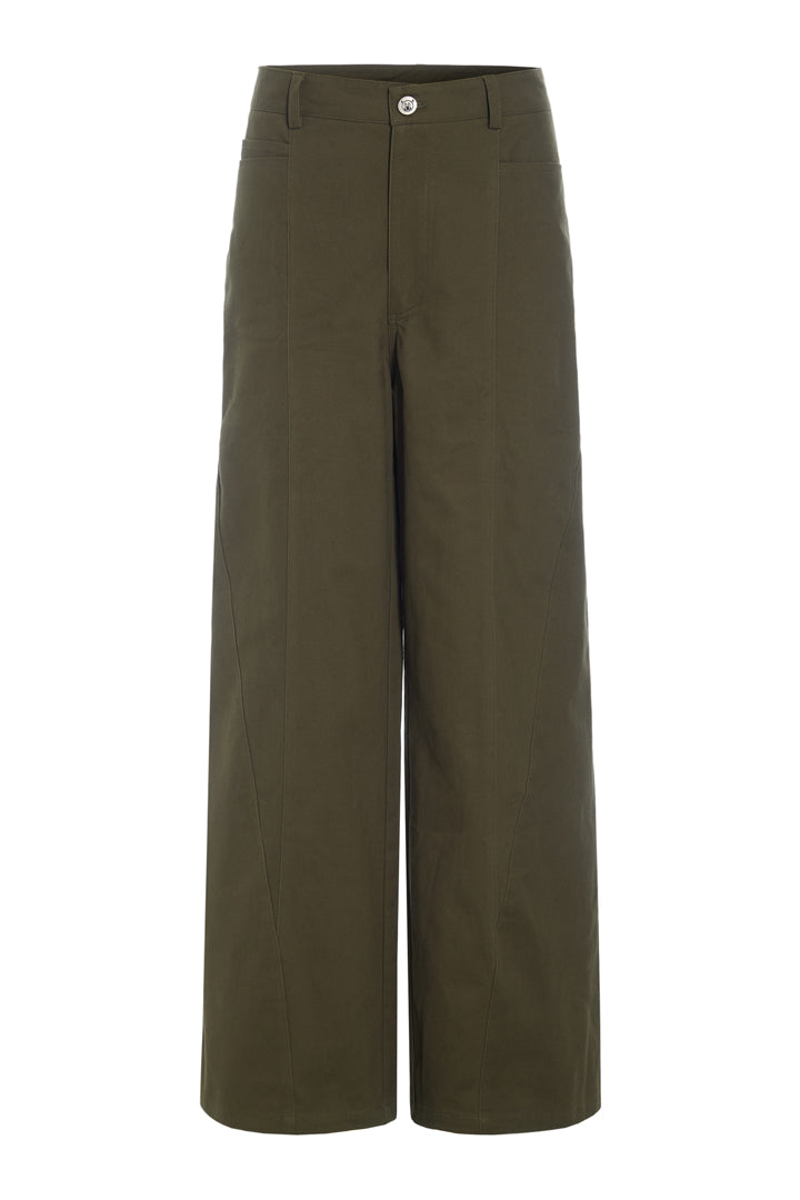 HUNKØN Camden Trousers Trousers Hunter Green