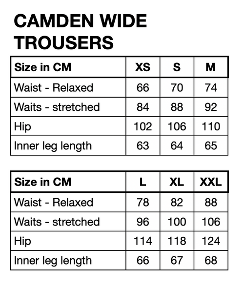 HUNKØN Camden Wide Trousers Trousers Brown