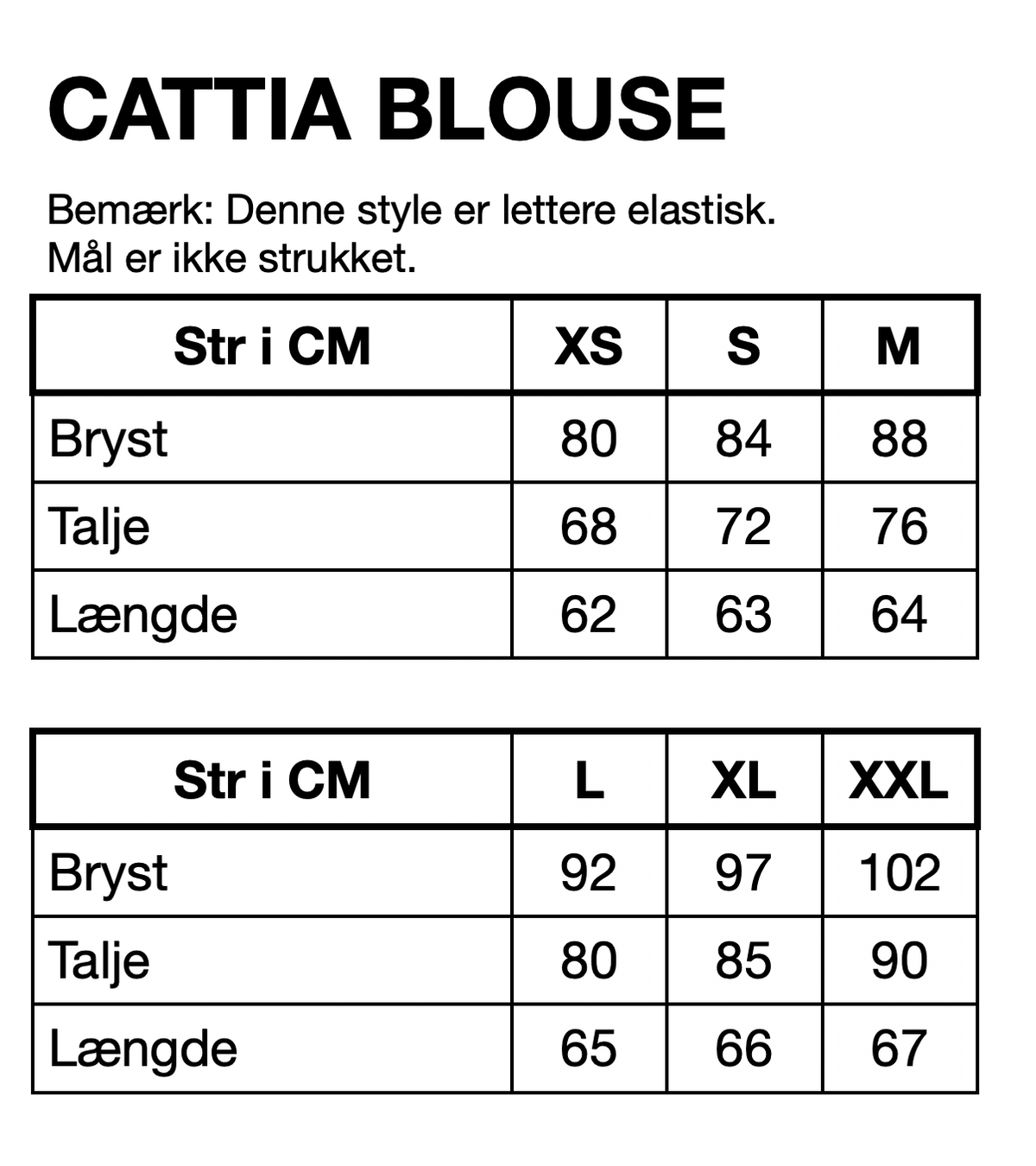 HUNKØN Cattia Blouse Blouses Black
