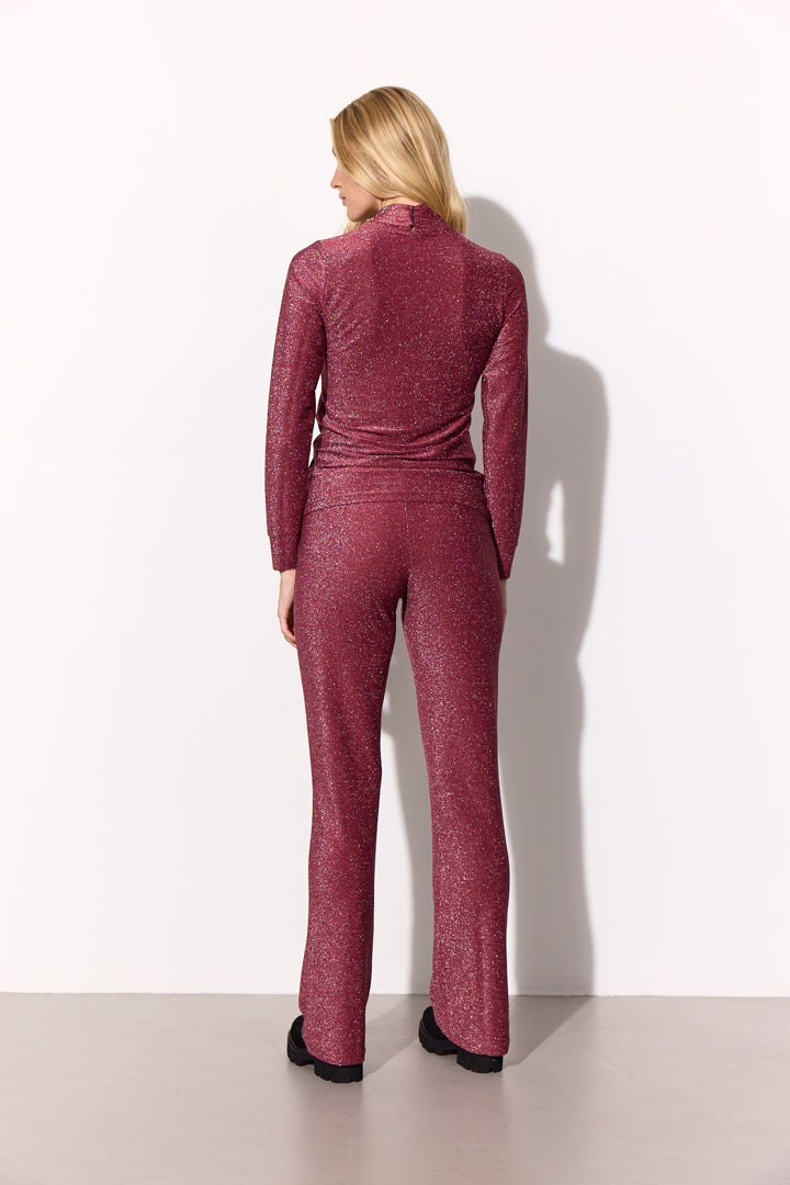 HUNKØN Cattia Trousers Trousers Bordeaux