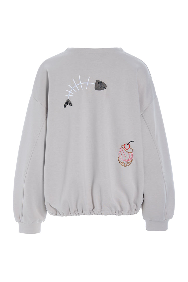 HUNKØN Chili Blouse Blouses Grey