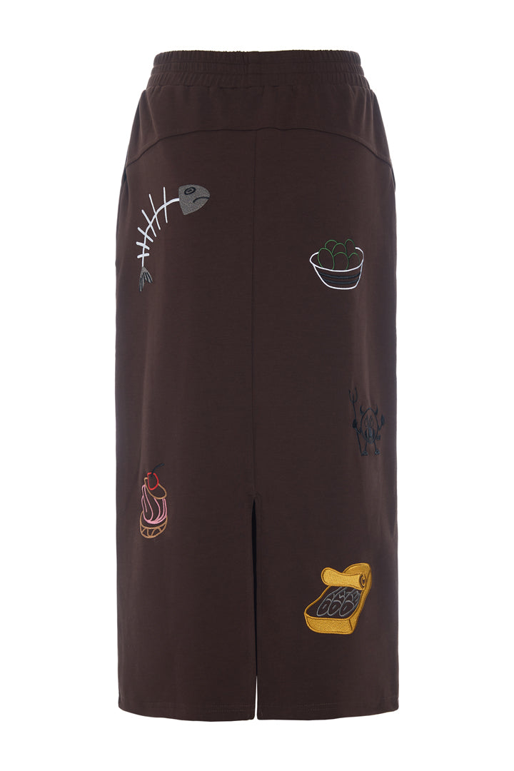 HUNKØN Chili Skirt Skirts Brown