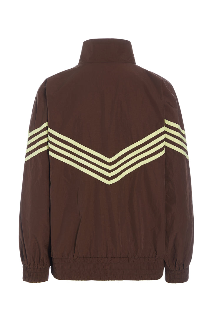 HUNKØN Cindy Track Jacket Jackets Brown