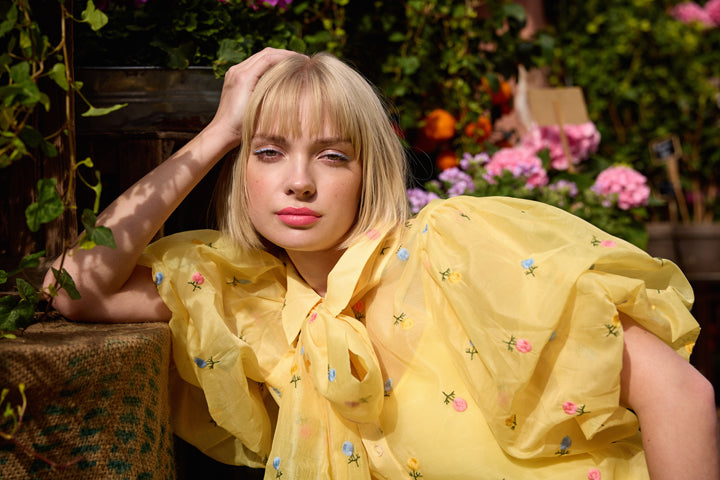 HUNKØN Conny Shirt Shirts Yellow