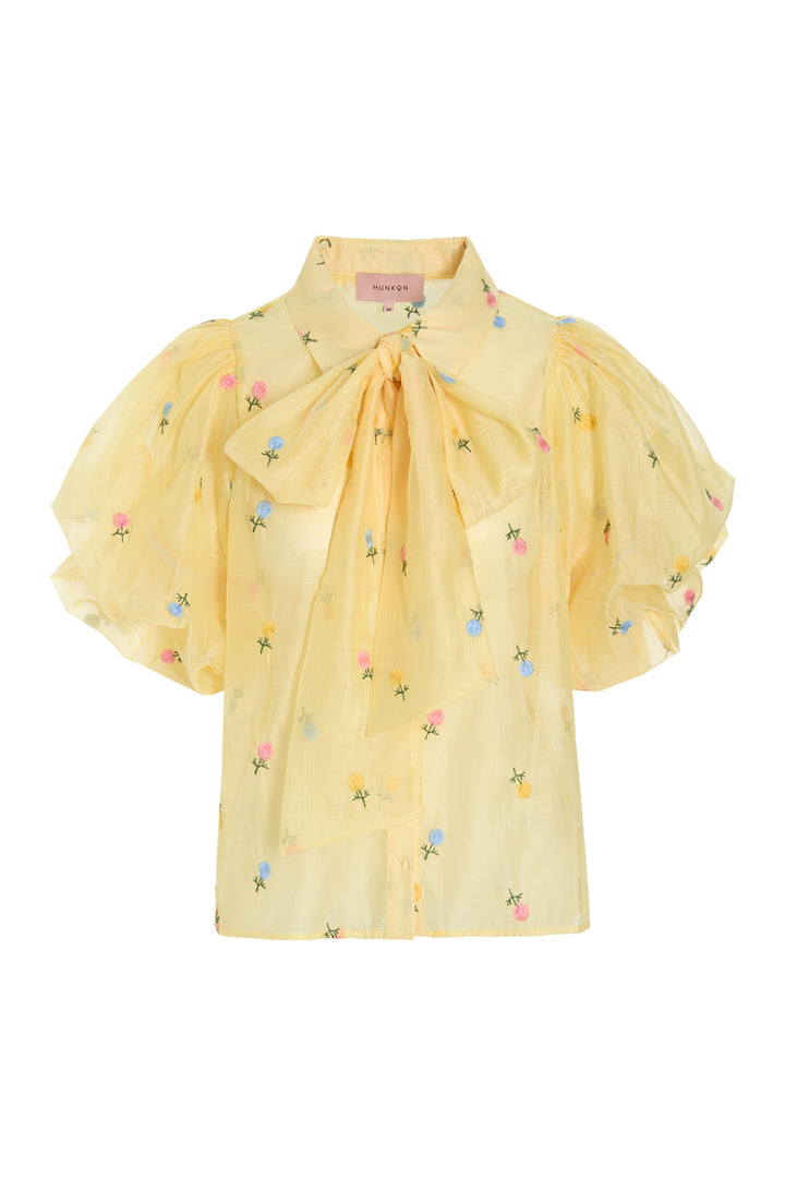 HUNKØN Conny Shirt Shirts Yellow