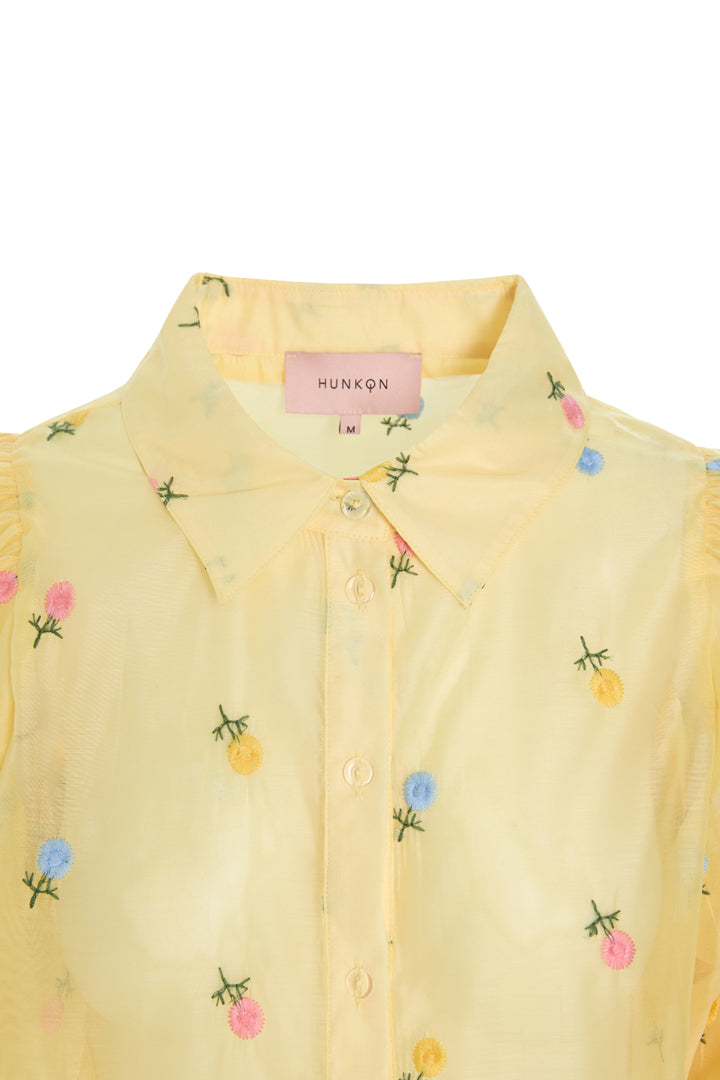 HUNKØN Conny Shirt Shirts Yellow