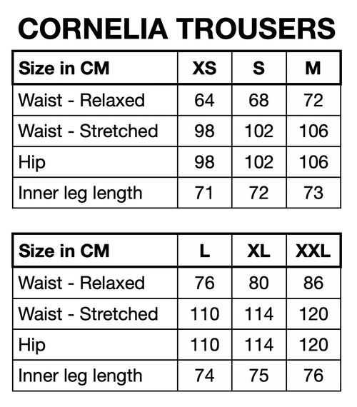 HUNKØN Cornelia Trousers Trousers Blue