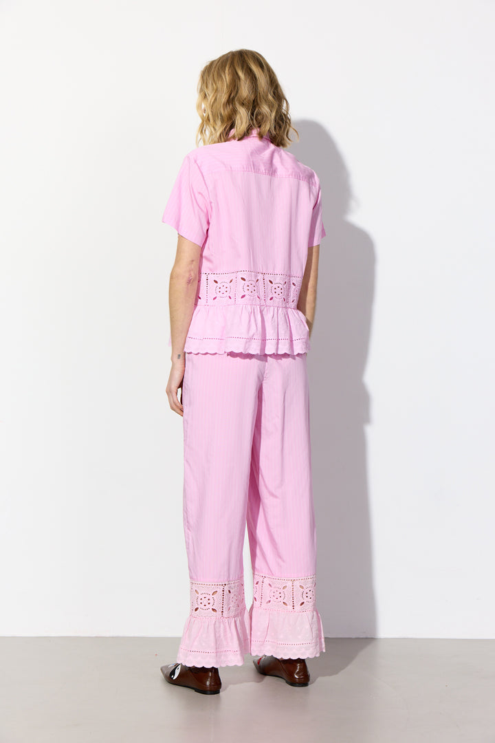 HUNKØN Cornelia Trousers Trousers Pink