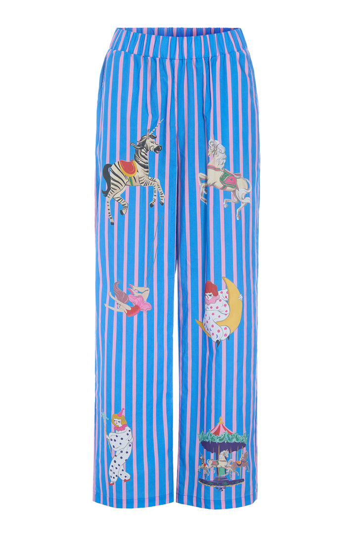 HUNKØN Cosmia Trousers Trousers Blue Showstopper Art Print