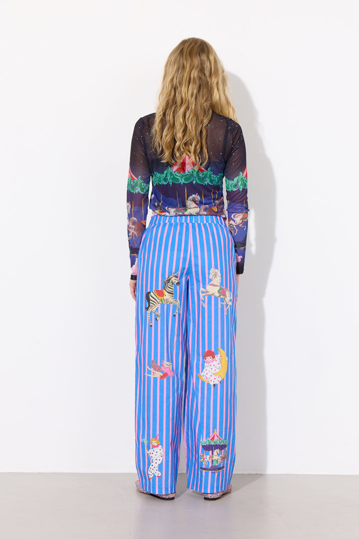 HUNKØN Cosmia Trousers Trousers Blue Showstopper Art Print