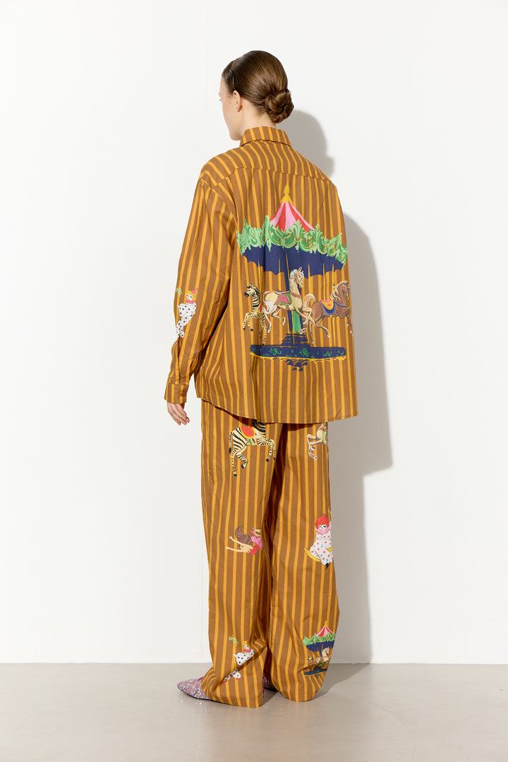 HUNKØN Cosmia Trousers Trousers Caramel Showstopper Art Print