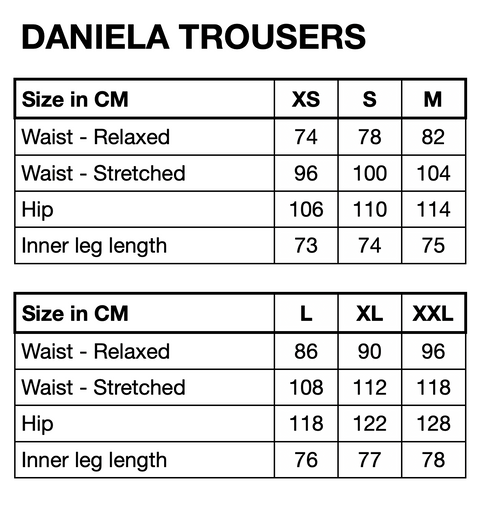 HUNKØN Daniela Trousers Trousers Black
