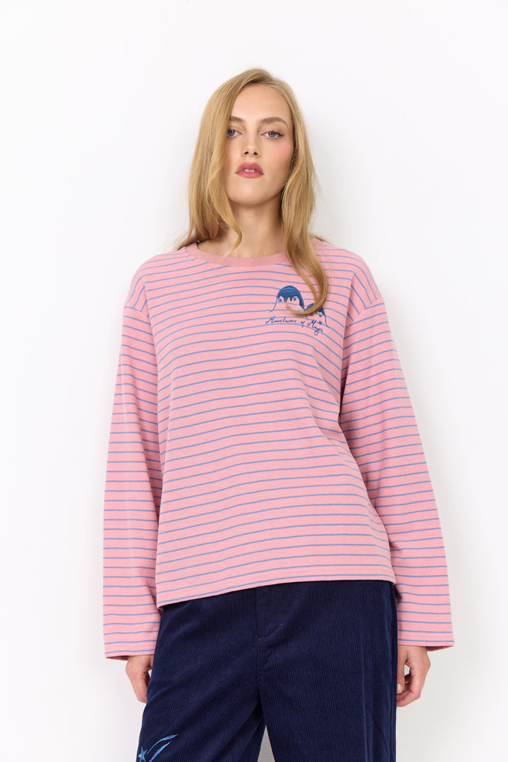 HUNKØN Davy Blouse Blouses Rose
